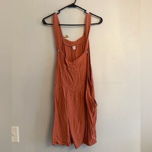 Women's Sleeveless Rust Dress